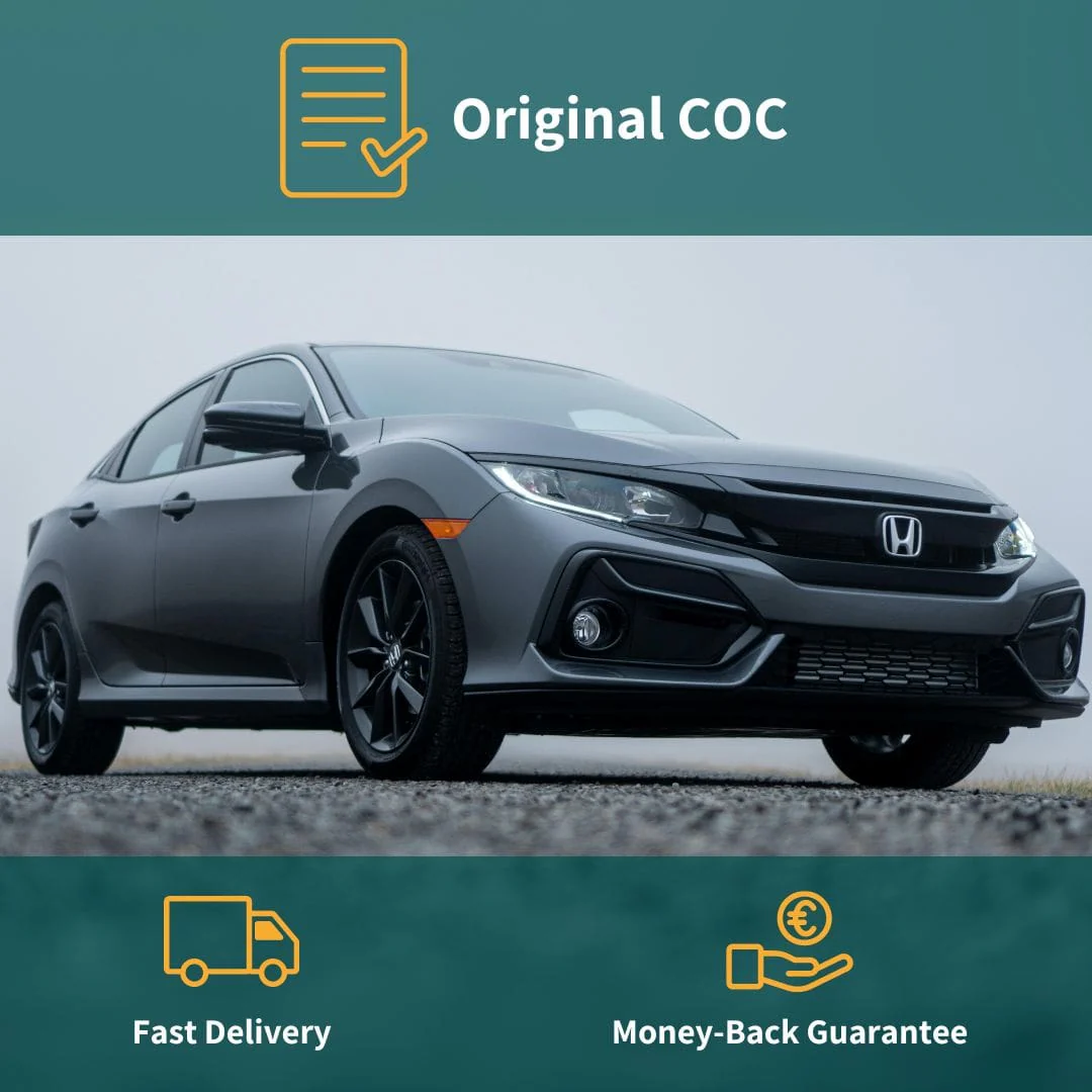 Certificate of Conformity COC HONDA - Image 2