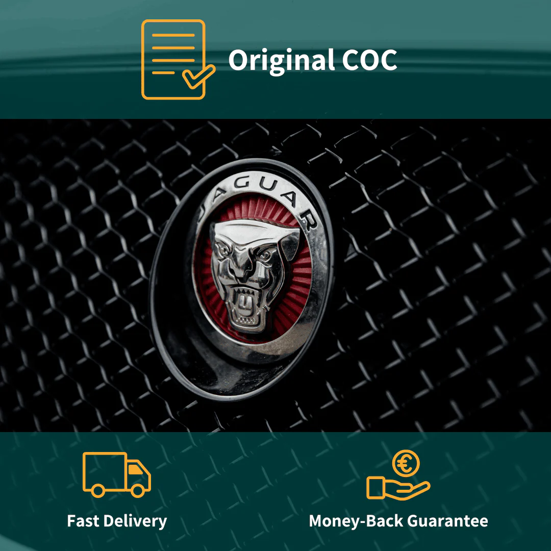 Certificate of Conformity COC JAGUAR - Image 2