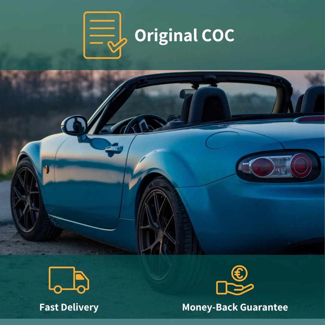 Certificate of Conformity COC MAZDA - Image 2