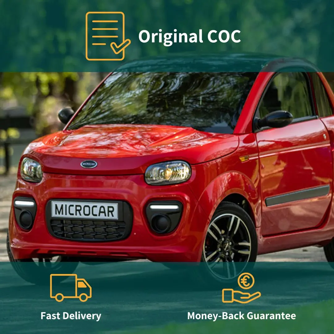 Certificate of Conformity COC MICROCAR - Image 2