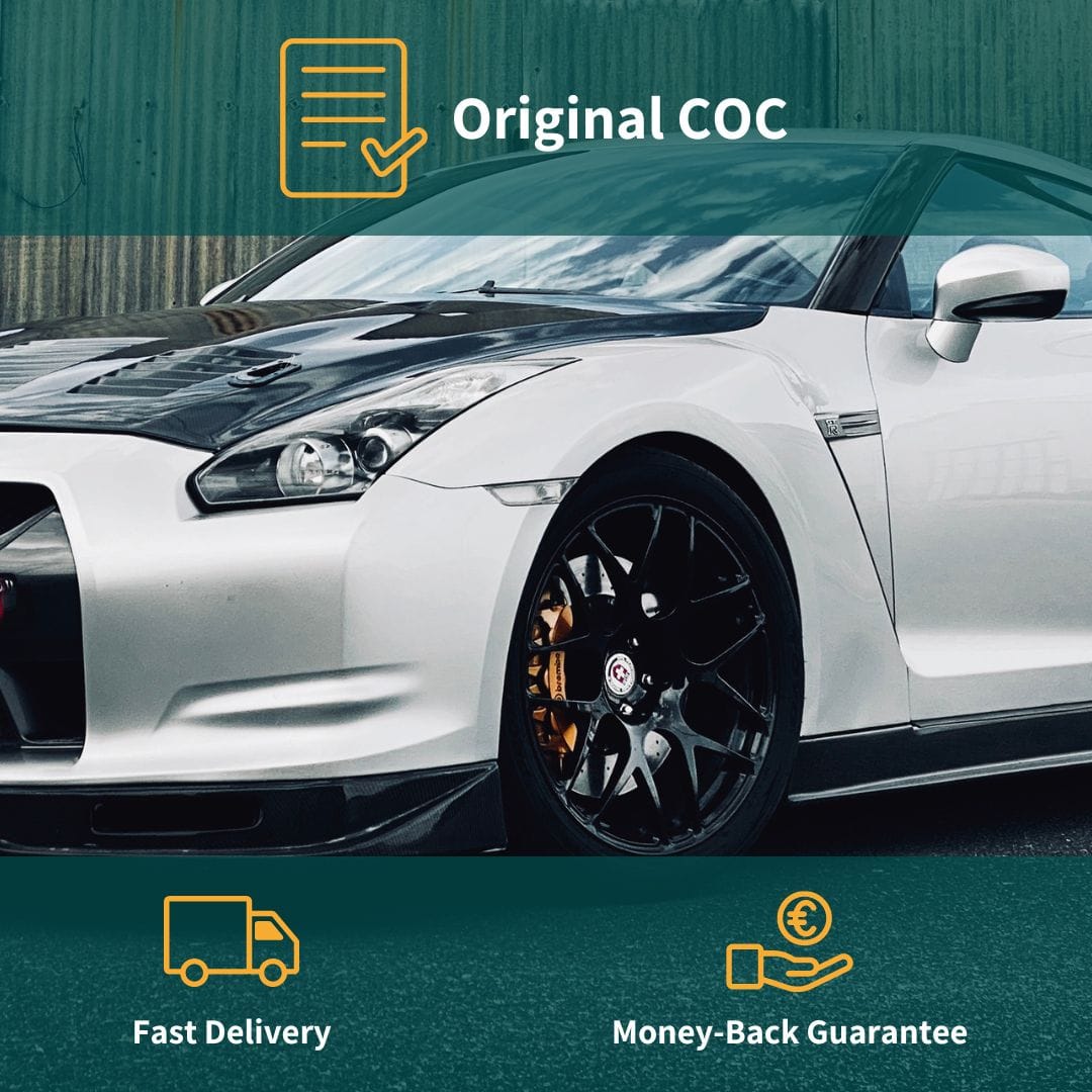 Certificate of Conformity COC NISSAN - Image 2