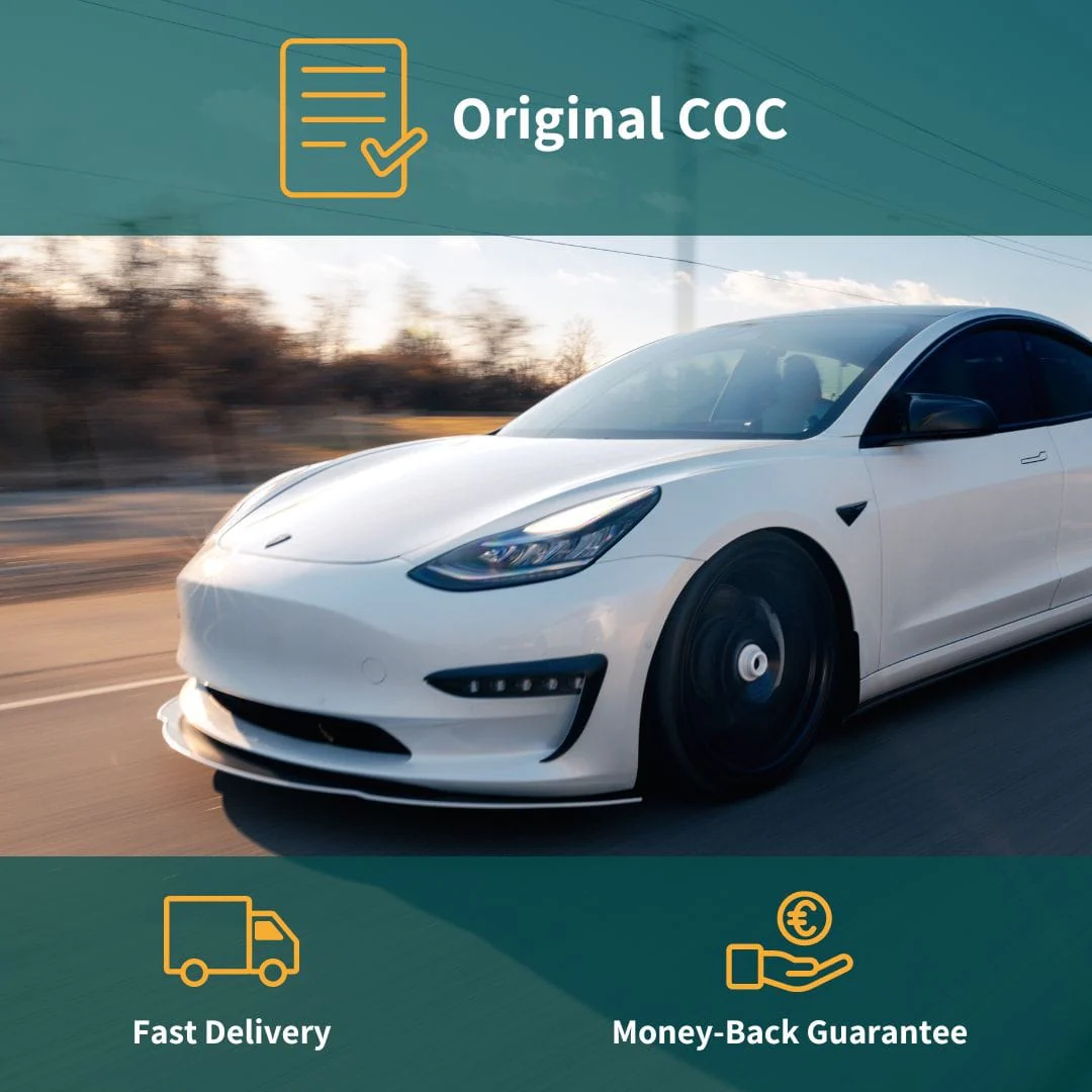 Certificate of Conformity COC TESLA - Image 2